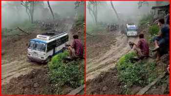 कैलालीको बुढीतोलामा आंशिक रुपमा एकतर्फी सडक सुचारु, जोखिम कायमै