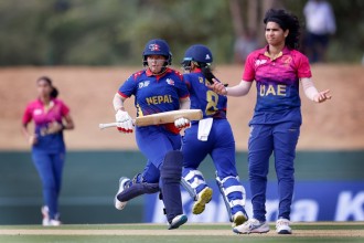 महिला एशिया कप क्रिकेटमा नेपालकाे ऐतिहासिक जीत, यूएई ६ विकेटले पराजित