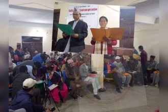 बैतडीको सिगास गाउँपालिकामा निर्वाचित जनप्रतिनिधिहरुले सफथ लिए 